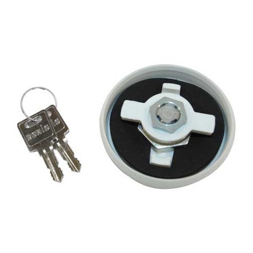  Keyed cap for 158x137 mm Chantal white tank filler cup - motorhomes and caravans. - CW10150-1 