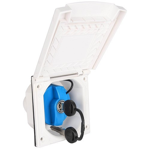 Raccordo acqua bianco completo di chiusura magnetica - CW10518