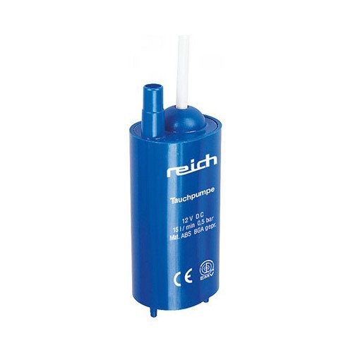  REICH 12V 15l per minute immersed pump - Ref Reich 512-0202 - campers and caravans. - CW10549 