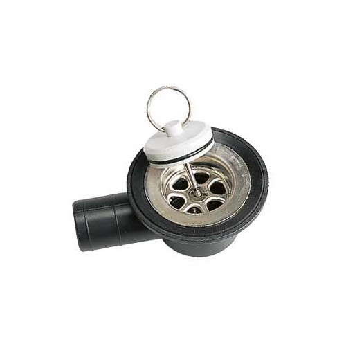 Scarico angolare ø33 con tappo REICH - CW10568