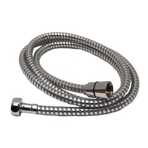  Metal-reinforced plastic shower hose 1.5 m F 12x17 - F 15x21 - motorhomes and caravans. - CW10582 