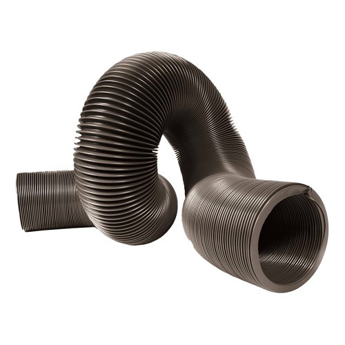  Tubo de desagüe de aguas residuales - longitud: 35 cm extensible a 230cm - para conector macho de 3" (75mm) - CW10635-2 
