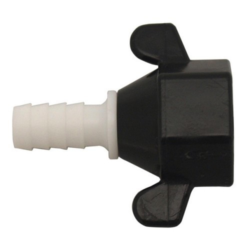  Straight 10mm hose connector on Shurflo pump - CW10705-2 