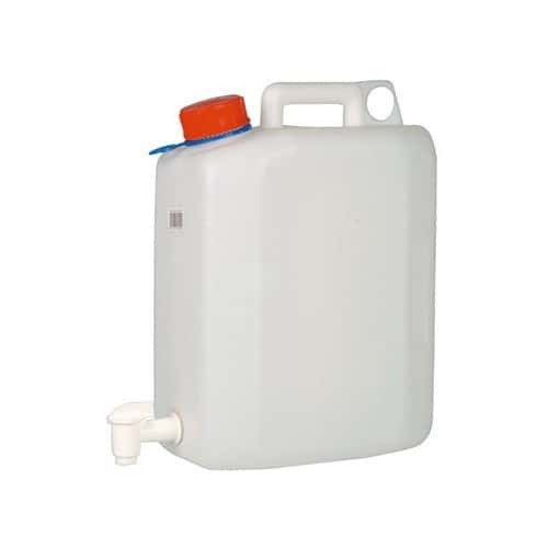  35l food-grade plastic container with tap Ø 55 mm - CW10717 