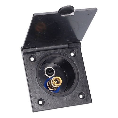 Scatola per acqua fredda REICH da incasso, nera - CW10827