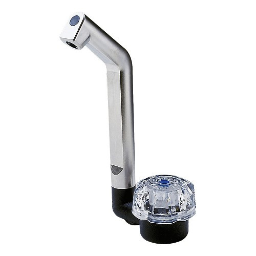  REICH DELUXE cold water tap with vertical swivel spout, matte nickel - CW11081 