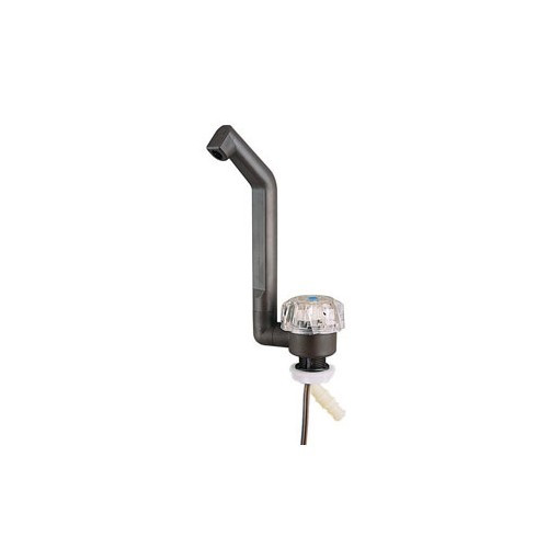  REICH DELUXE cold water tap with vertical swivel spout, brown - CW11082 
