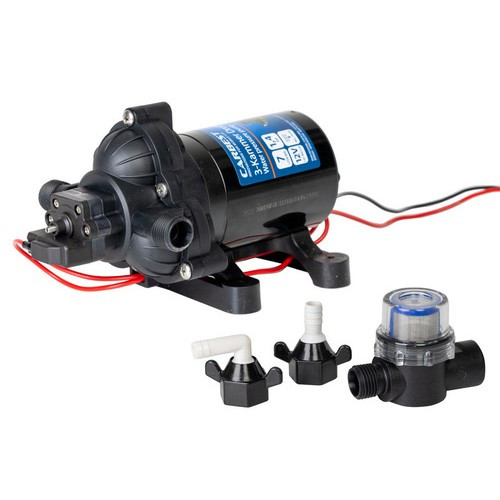 Diaphragm pump with pre-filter - 7l min 1.4 bar 12V CARBEST - CW11108