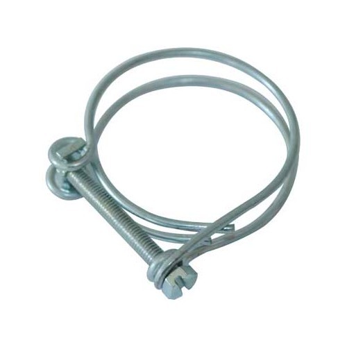 Double-wire clamps for diam. 20/27 drainpipe - Set of 2 - CW11146