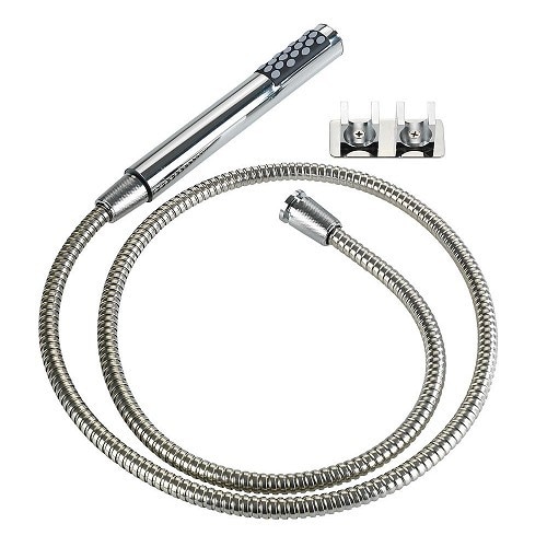  Silver shower set with 115 cm WENKO hose - CW11465-2 