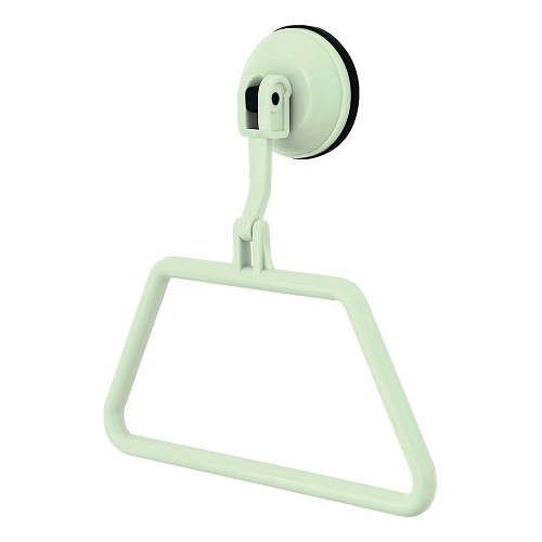  White towel rack with suction cup - CW11476 