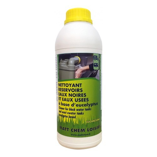     
                
                
    Nettoyant réservoirs eaux sales Eucanetank MATT CHEM 1L - CW11528
