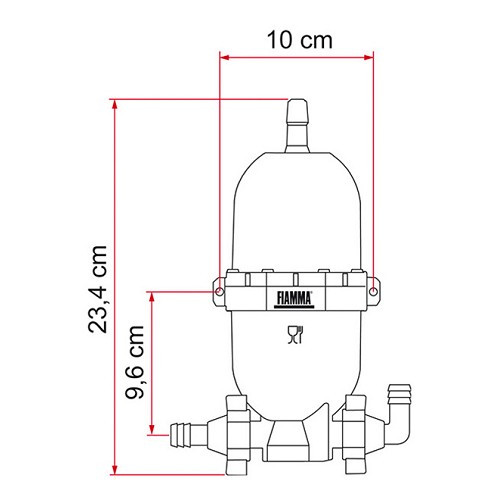 Vaso di espansione FIAMMA A20 - CW11657