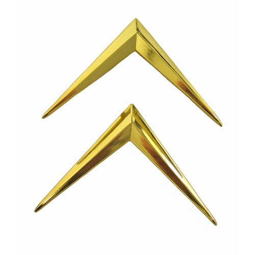  Gold chevrons on rear trunk for Citroën DS (1956/1975) - DS20012 