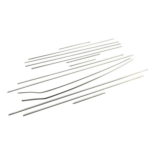     
                
                
    Upper and lower fine rods (14 pieces) for Citroën DS PALLAS from 1964 - DS20051
