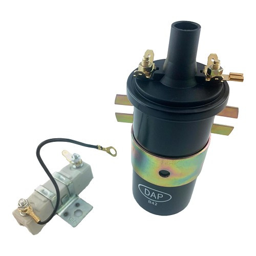     
                
                
    Bobina de encendido con resistencia para Citroën DS (09/1960-1975) - 12V - DS30011
