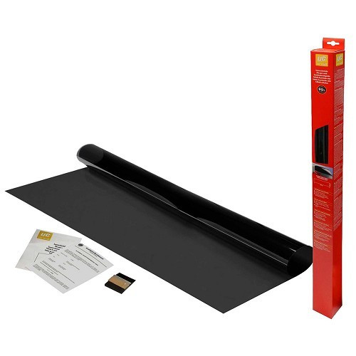  Tinted UV protection film 76x300cm - Super Black - ET30011 