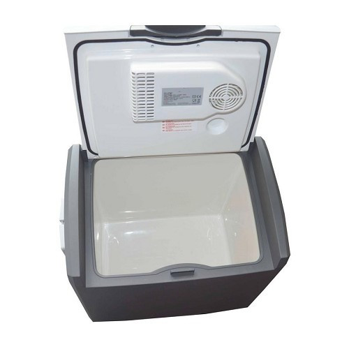  Zwarte thermo-elektrische koelbox 12V op sigarettenaansteker of 220-230V op netstroom - inhoud 28 liter - ET30013-3 