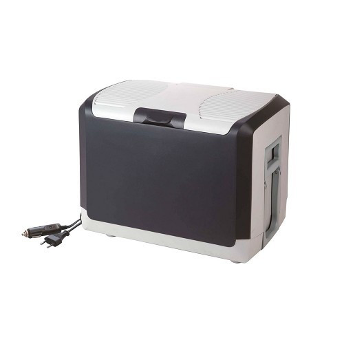  Black thermoelectric cooler 12-24V on cigarette lighter or 220-230V on mains - capacity 40 Litres - ET30014 