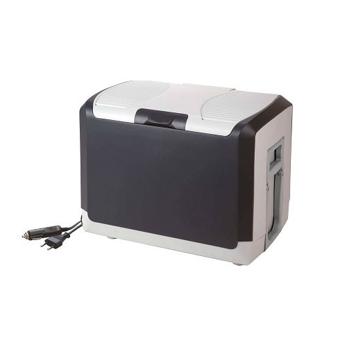     
                
                
    Glacière thermoélectrique noire 12-24V sur allume-cigare ou 220-230V sur secteur - contenance 40 Litres - ET30014
