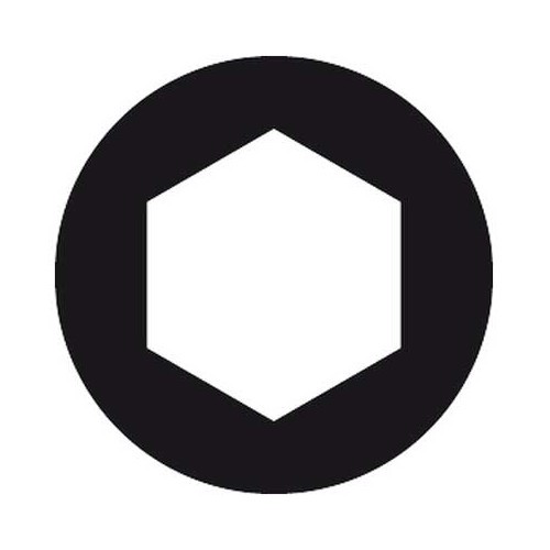 FACOM male hex key, 6-sided - Sizes in inches - FA29077