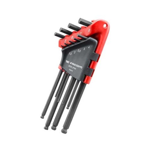  FACOM 6-sided Allen wrench set - Metric sizes - FA43525 