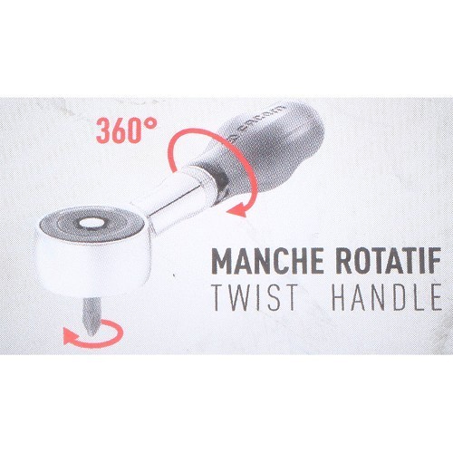  Bit holder ratchet 1/4" with rotating handle FACOM - FA50037-2 