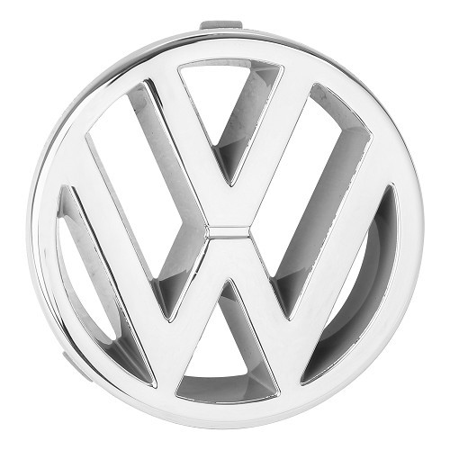 Logo VW Autocollant Golf GTI Emblème Lettrage Avant Original Chrome Rouge Passat 