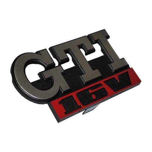 Kühlergrill Sigle GTI 16V 4 Streifen für VW Golf 2 GTI 16V (08/1987-) - GA01610