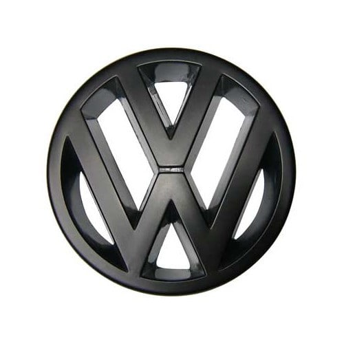 Logo VW 95mm noir de calandre pour VW Golf 1 Cabriolet Caddy Golf