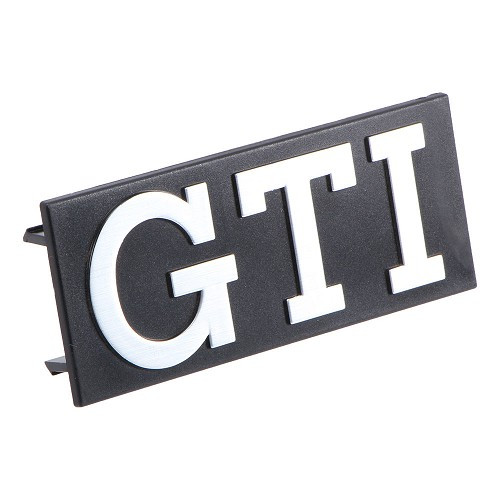     
                
                
    Sigle GTI chromé sur fond noir de calandre pour VW Golf 1 GTI (06/1976-12/1983) - GA01740
