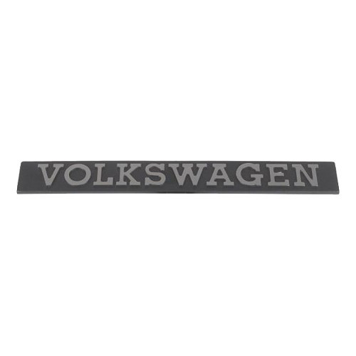 Emblema posteriore VOLKSWAGEN cromato su sfondo nero per VW Passat B1 (1974-1980) - GA01761