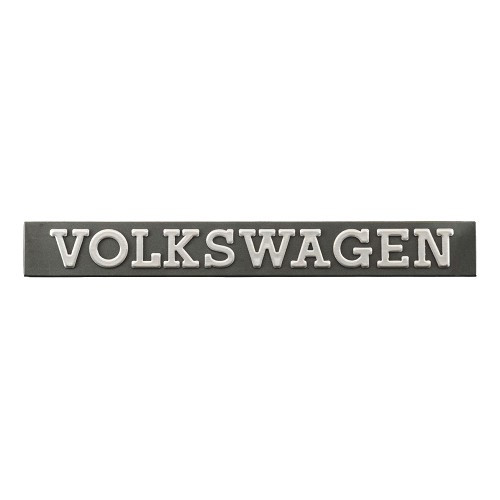     
                
                
    Emblema trasero VOLKSWAGEN cromado sobre fondo negro para VW Passat B1 (1974-1980) - GA01761
