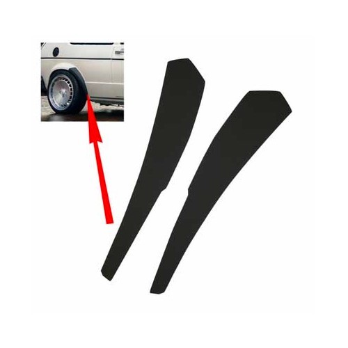  Adesivi a forma di ornamenti del parafango posteriore per Golf 1, versione standard - GA01836 