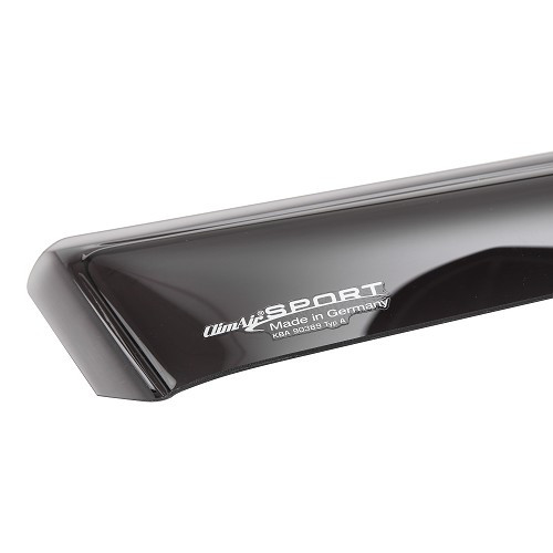 Black CLIMAIR air deflectors on front windows for Golf 5, 5-door 2003 -&gt;2008 - per pair - GA10752