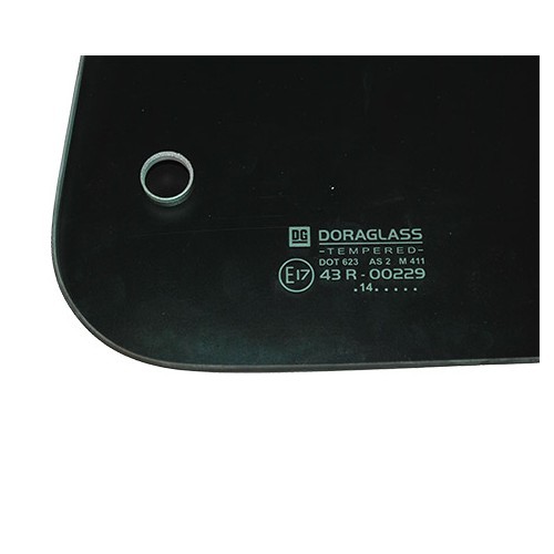  Pop-out, rear opening windows for Golf 1, green tinted version - GA10806-3 