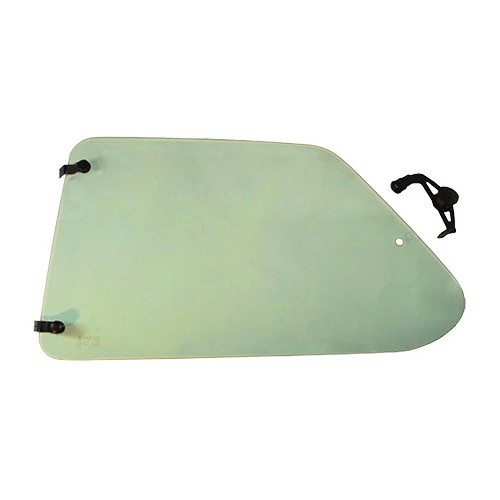  Pop-out, rear opening windows for Golf 1, green tinted version - GA10806-4 