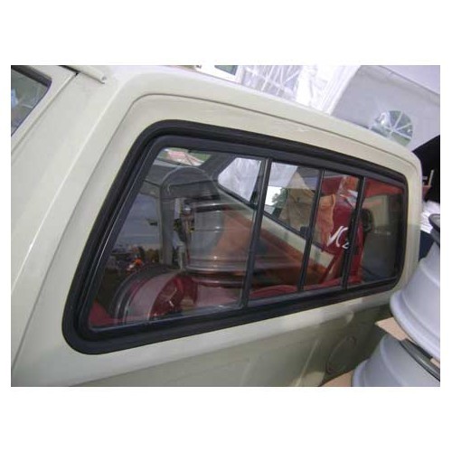  Schuivende achterruit voor Golf 1 Caddy, versie met heldere ruiten - GA11100-3 