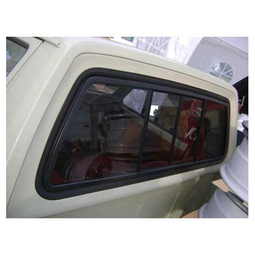 Sliding rear window for Golf 1 Caddy, smoked version - GA11105