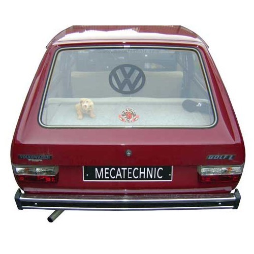 Rear screen seal for tailgate with trim strip on Golf 1 saloon - GA13104