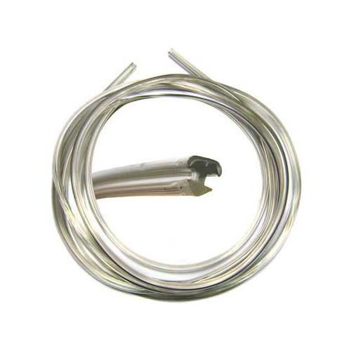     
                
                
    Rouleau 4,12 m de moulure plate chromée pour vitres de VW Golf 1 - GA13188
