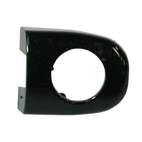  Zwarte afdekking met cilindergat voor deurgreep - GA13230 