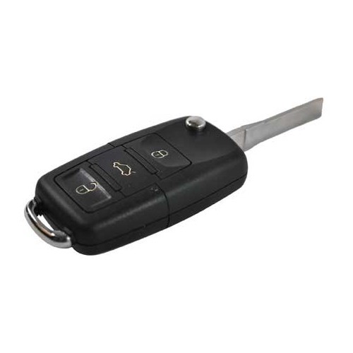  Key matrix and 3-button remote control key casing for Volkswagen Golf 4, Passat, Bora - GA13330-1 