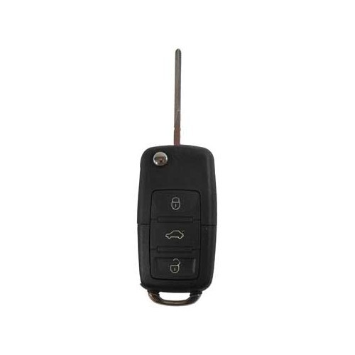  Matriz de llave y carcasa de mando a distancia para Volkswagen Golf 4, Passat y Bora con 3 botones - GA13330 