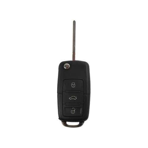 Schlüsselmatrix und Fernbedienungsschale für Volkswagen Golf 4, Passat, Bora mit 3 Knöpfen - GA13330 
