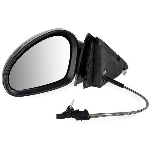  Left-hand wing mirror for Seat Ibiza (6L) manual adjustment, aspherical glass - GA14205 