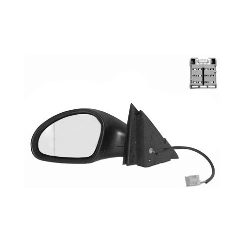  Left-hand wing mirror for Seat Ibiza (6L) electrically adjustable and heated, aspherical glass - GA14207 