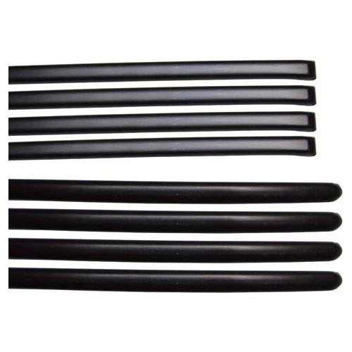  Black bodyside mouldings for Golf 1 4-door version - 8 pieces - GA14703 