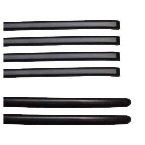  Black bodyside mouldings for Golf 1 Caddy - 6 pieces - GA14709 