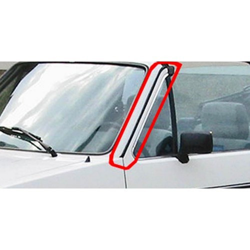  Moldura del montante izquierdo del parabrisas para VW Golf 1 Cabriolet (01/1979-07/1993) - GA14717-2 